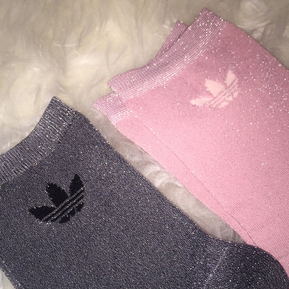 2 for $16 Adidas Sparkly Socks 😍 - Picture 3 of 5